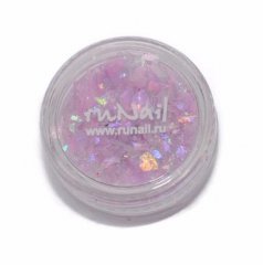 Дизайн для ногтей: слюда (цвет: сиреневый)