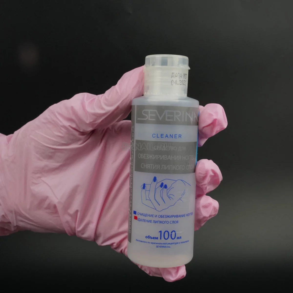 Severina, CLEANER -средство для обезжиривания ногтей и снятия липкого слоя, 100 мл.
