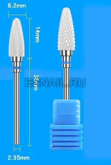 Фреза керамическая Кукурузка 6 мм, синяя (М)