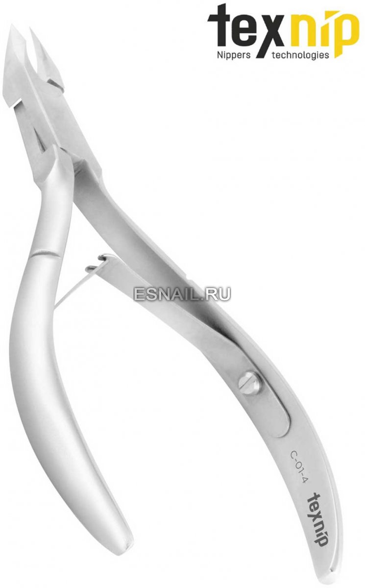 TexNip. Кусачки для кутикулы. Лезвие 4 мм. Двойная пружина. Ручная заточка