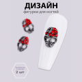 Объемные фигурки (Череп Пылающий гнев) 2 шт.