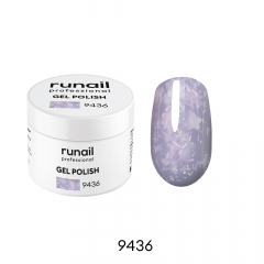 Гель-лак с фольгой и фигурными пайетками «Гортензия», 5 г №9436