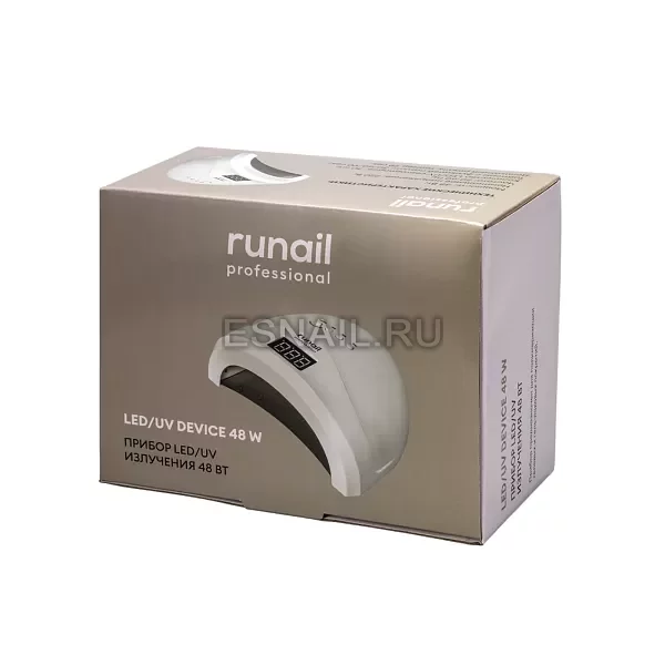 Лампа LED/UV излучения 48Вт (цвет: белый) runail professional №3837