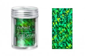 Дизайн для ногтей: фольга (зеленый)