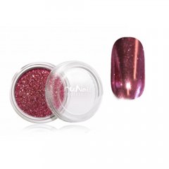 Зеркальная пыль для втирки (цвет: темно-розовый)