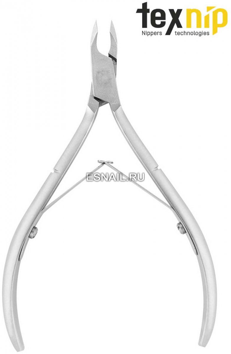 TexNip. Кусачки для кутикулы. Лезвие 5 мм Двойная пружина. Ручная заточка.