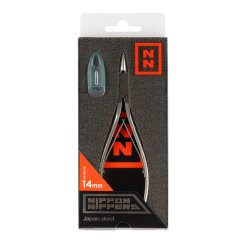 Nippon Nippers. Кусачки для кутикулы. Лезвие 14 мм. Двойная пружина. Ручная заточка.