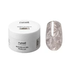Моделирующий УФ-гель c жемчужным эффектом BUILDER UV GEL PEARL 2.0, 15г №9961