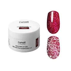 Моделирующий УФ-гель светоотражающий BUILDER UV GEL REFLECTIVE DIAMOND 3.0, 15г №9965