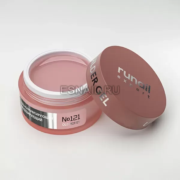 Гель моделирующий UV BUILDER GEL Runail Expert №121, 50г банка