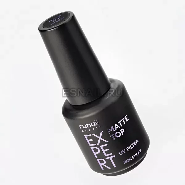 Топ матовый с УФ-фильтром Top Matte Non Sticky Runail Expert №152, 18мл флакон